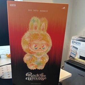 Authentic Pop Mart Rock the Universe Vinyl Plush Doll. Never opened.